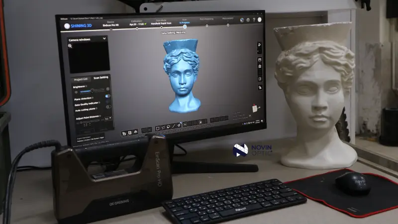 نمونه کار اسکن سه بعدی نوین اپتیک